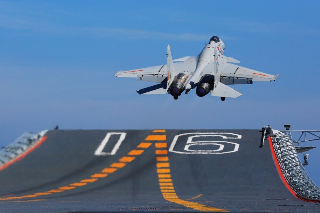 The WS-10H engine had been criticised as not powerful enough for China’s heaviest and only active carrier-based warplane, the J-15. Photo: Xinhua