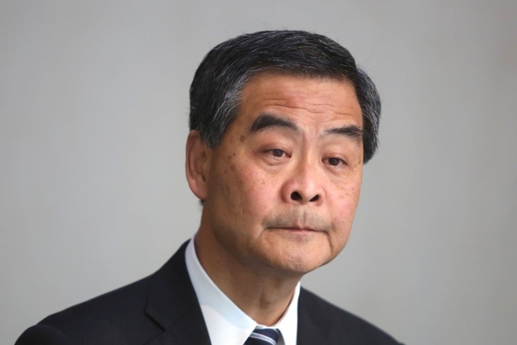 Former chief executive Leung Chun-ying filed lawsuits after allegations he improperly received payment from UGL. Photo: Sam Tsang