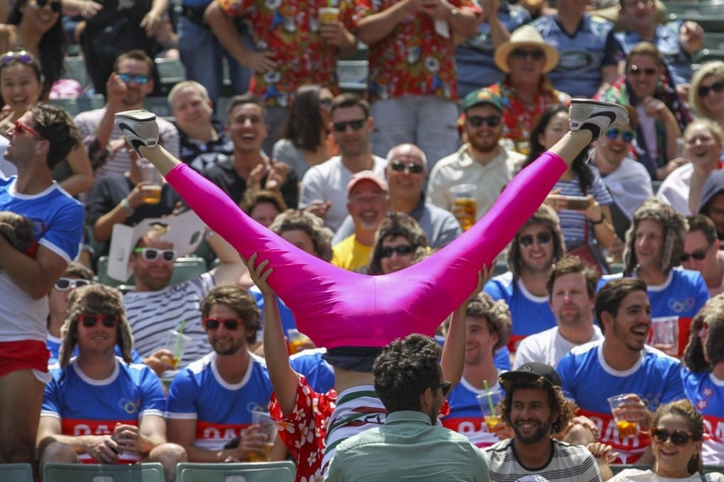 Fans enjoy the final day of the rugby Sevens at Hong Kong Stadium in April. The use of the Cantonese word ﻿“gweilo” to refer to Westerners has provoked renewed debate, after a British man sued his employer for discrimination over, among other things, being referred to as one. Photo: Roy Issa