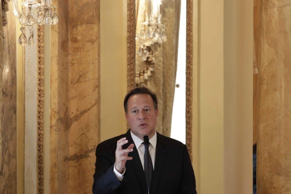 Panamanian President Juan Carlos Varela said after switching diplomatic ties from Taiwan to Beijing that Panama, as “a sovereign country, we will always make our decisions” based on the nation’s own interests. Photo: EPA