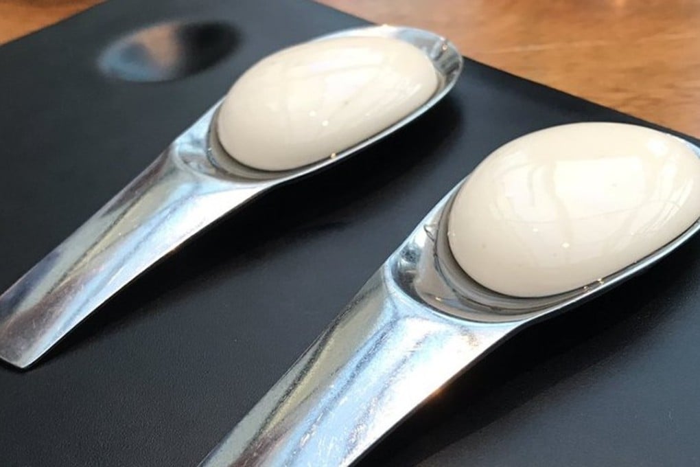 A Yoghurt Explosion dish at Gaggan. Photo: Twitter