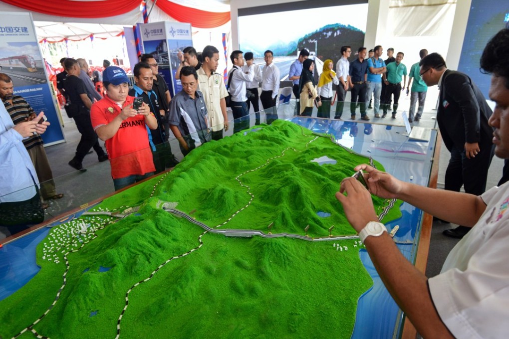The East Coast Rail Link in Malaysia is among the projects suspended after the election of Prime Minister Mahathir Mohamad in May due to concerns their benefits would be “lopsided” in China’s favour. Photo: Xinhua