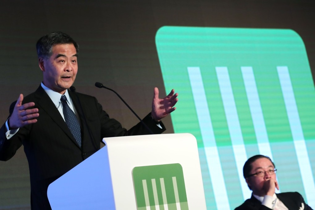Former chief executive of Hong Kong, Leung Chun-ying. Photo: Jonathan Wong