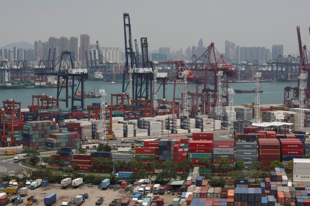 According to documents released by the government’s Task Force on Land Supply, the Kwai Tsing Container Terminal currently covers a total area of 279 hectares, plus 100 hectares of ‘backup’ area. Photo: Nora Tam