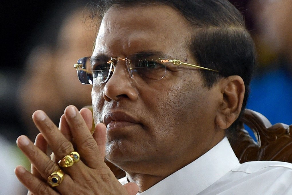 File photo of Sri Lanka’s President Maithripala Sirisena. Photo: AFP