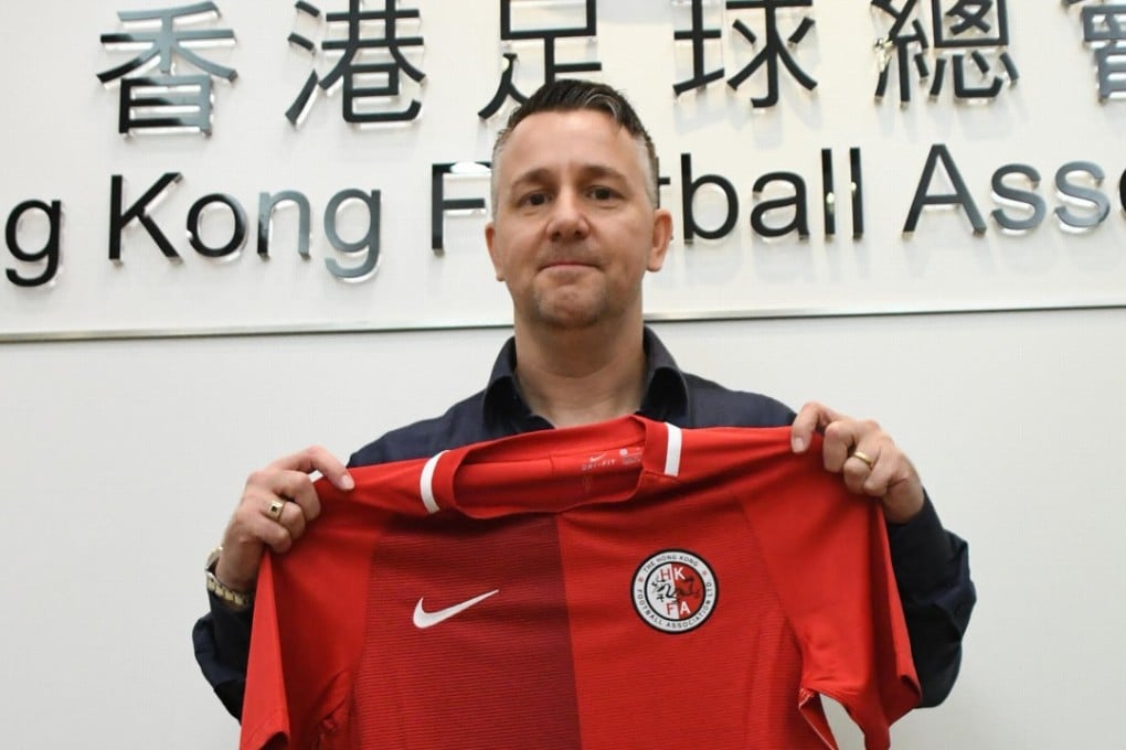 Hong Kong soccer coach Gary White at the HKFA offices. Photo: Chan Kin-wa