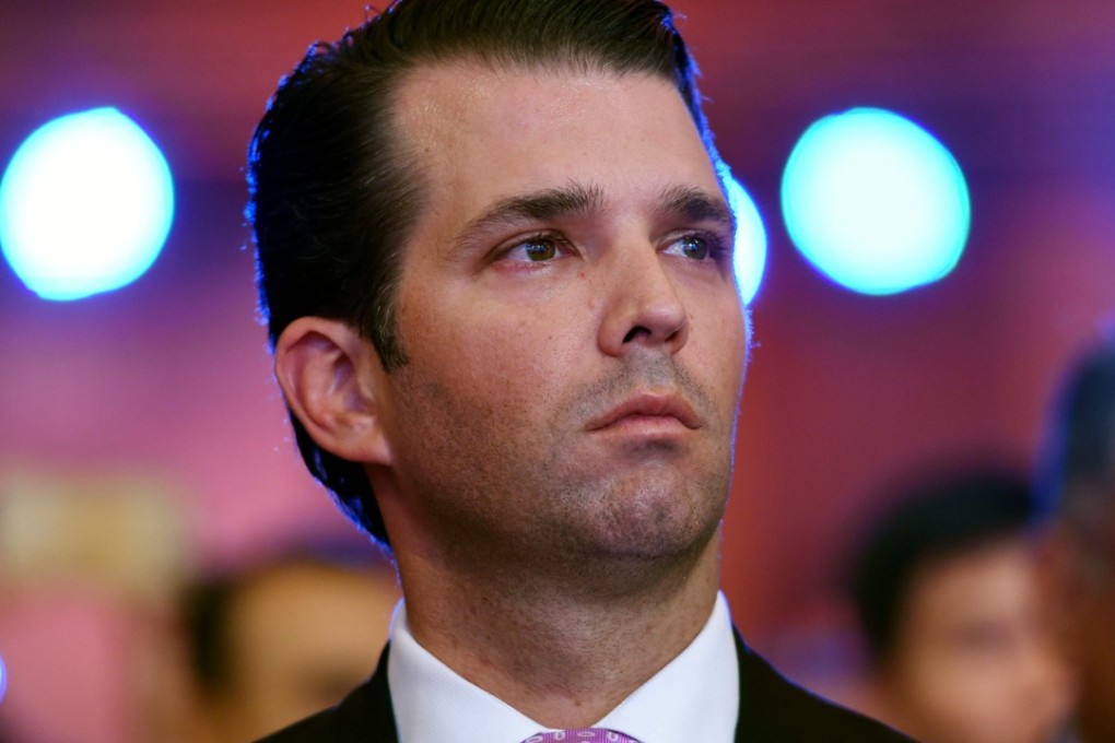 Donald Trump Jnr, US President Donald Trump's eldest son, says he is not worried that he could be jailed over his role in the Russia probe, but suggested investigators might try to ‘create’ legal difficulties for him. Photo: AFP