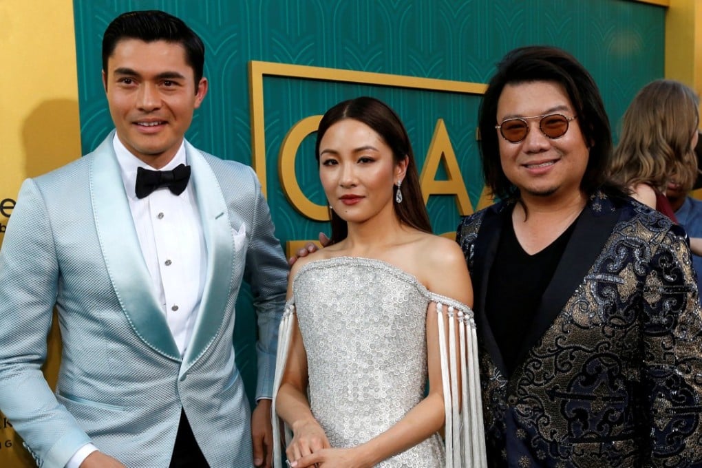 Kevin Kwan, right, author of the book Crazy Rich Asians, with the film adaptation’s cast members Henry Golding and Constance Wu, at its premiere in Los Angeles, California, on August 7. Why do Asians expect a film to represent all of them and even look to Hollywood to produce such a film? Photo: Reuters