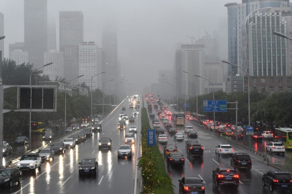 A view of the east third ring road in Beijing on July 24. Photo: Xinhua