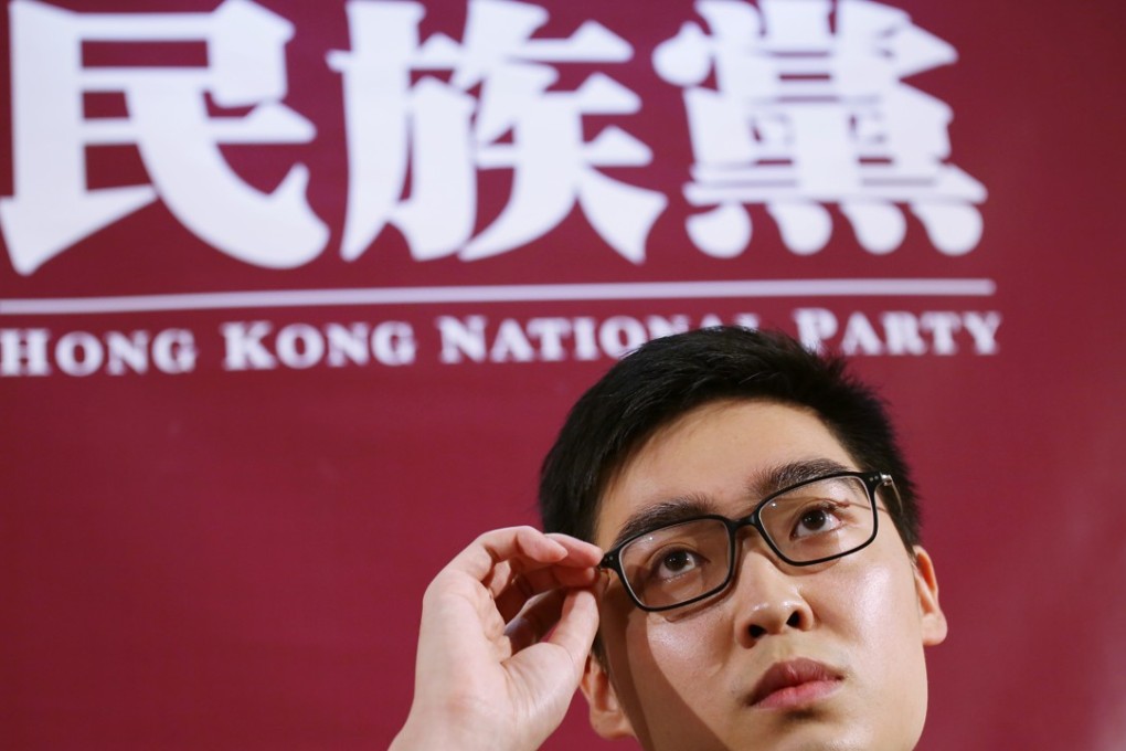 Andy Chan, co-founder of the Hong Kong National Party, has dropped his legal challenge against his 2016 election ban. Photo: Nora Tam