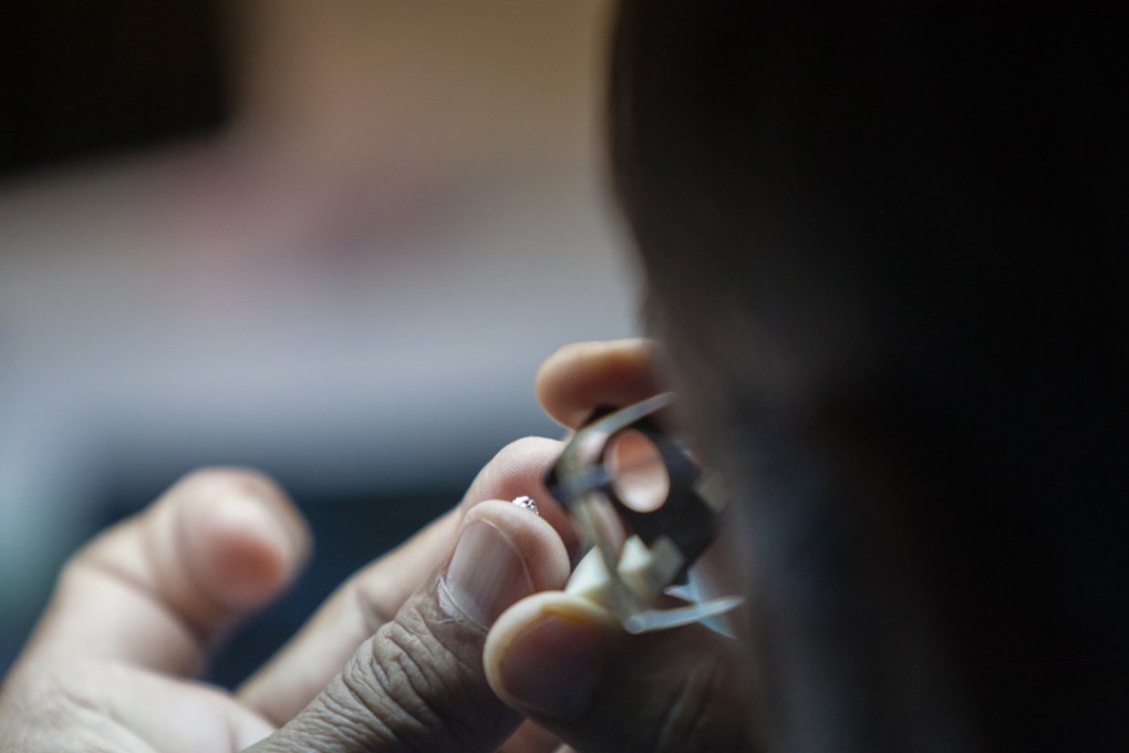 Chow Tai Fook Jewellery Group’s new app will show exactly where its customers’ diamonds came from and what quality they are. Photo: Bloomberg