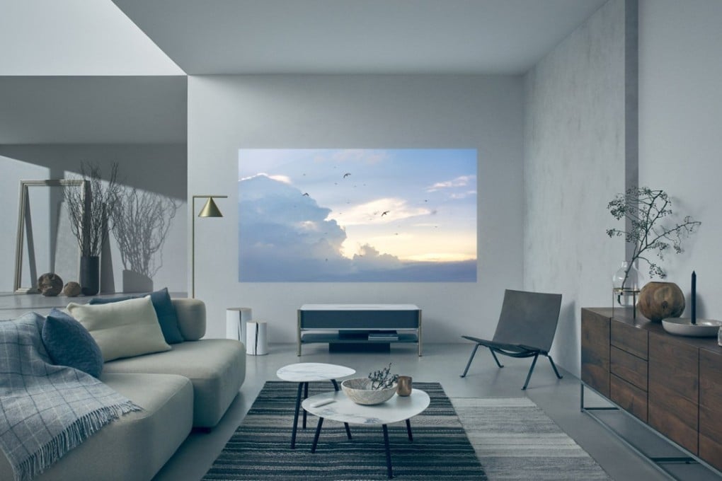 Looking more like a piece of furniture than a machine, Sony’s LSPX-A1 is one of the few ultra-short-throw projectors on the market with 4K resolution and HDR colour.