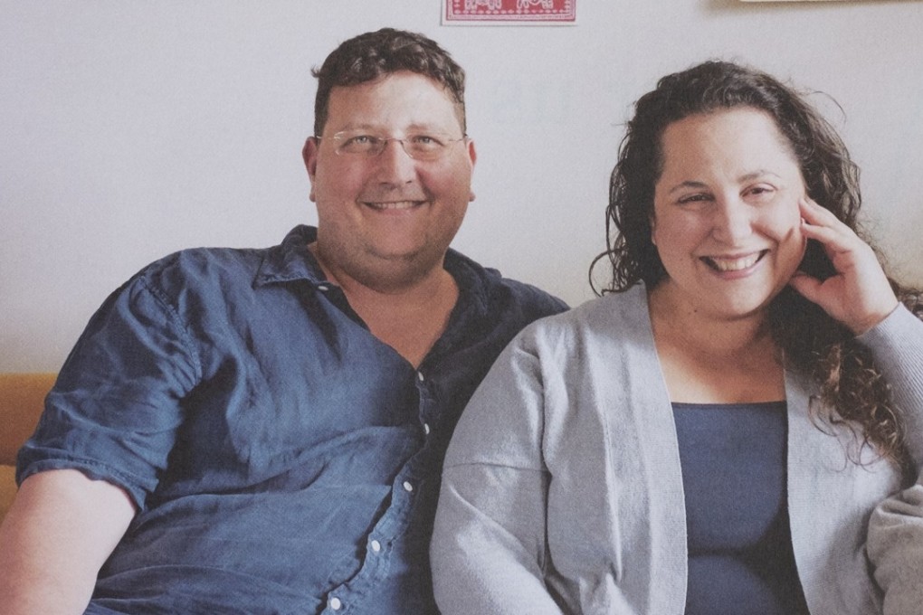 Sarit Packer (right) and Itamar Srulovich, chef-owners of the London restaurant Honey & Co, and authors of Honey & Co: At Home – Middle Eastern Recipes From Our Kitchen.