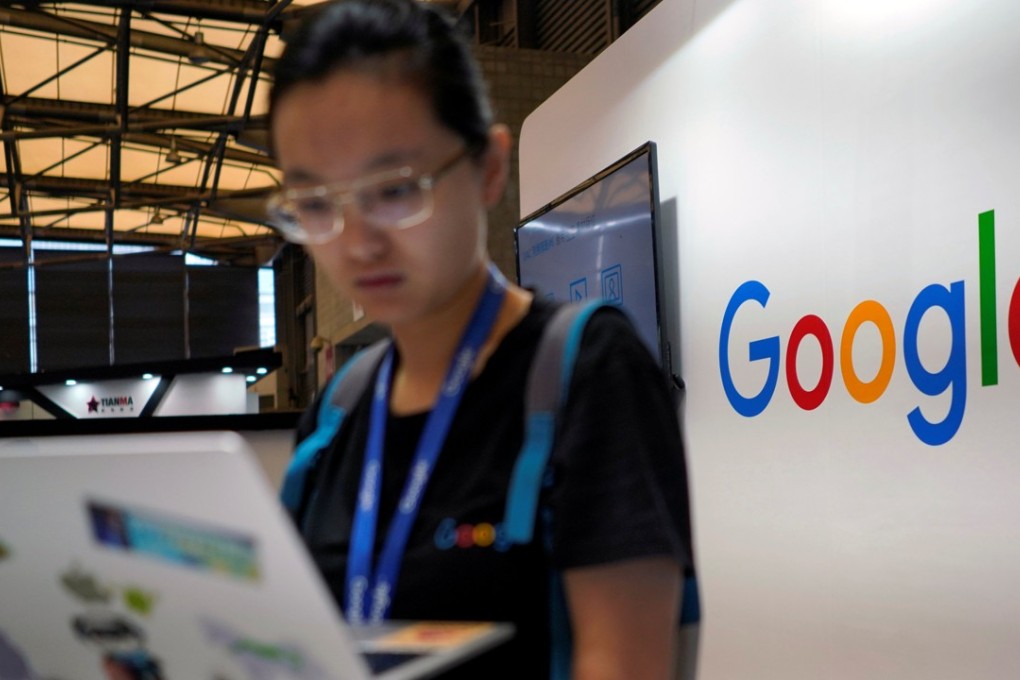 A Google sign is seen during the China Digital Entertainment Expo and Conference (ChinaJoy) in Shanghai, China August 3, 2018. Photo: Reuters