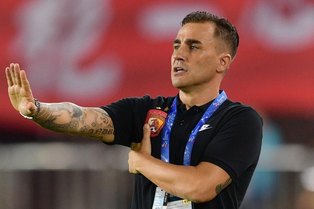 Fabio Cannavaro is at the centre of a close title ace. Photo: AFP