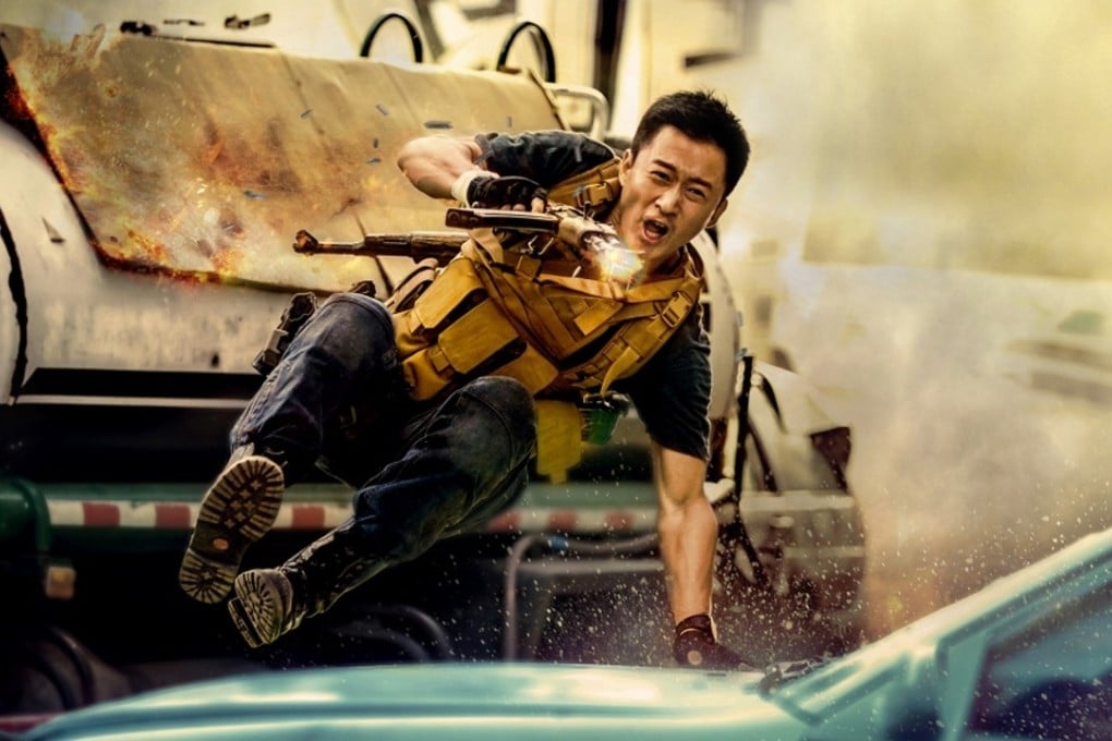 Wu Jing in a scene from Wolf Warrior 2, China’s highest grossing film of all time. Photo: Deng Feng International Media