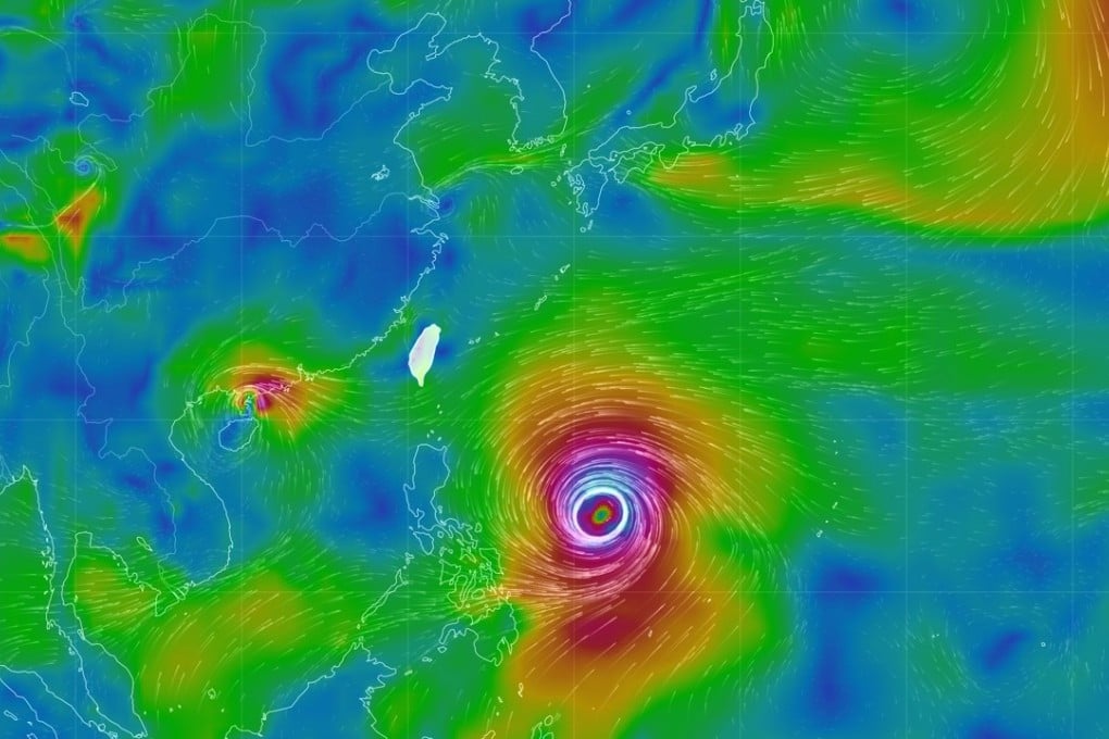 Typhoon Mangkhut. Photo: Central Weather Bureau