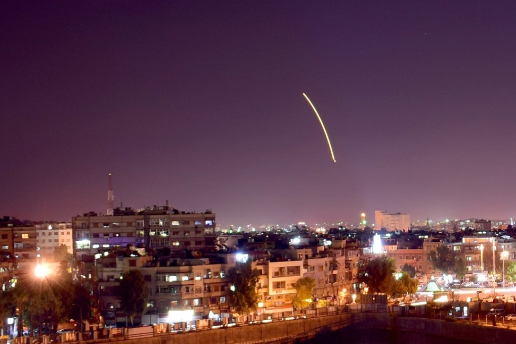 Explosions during the attack were heard across Damascus. Photo: Xinhua