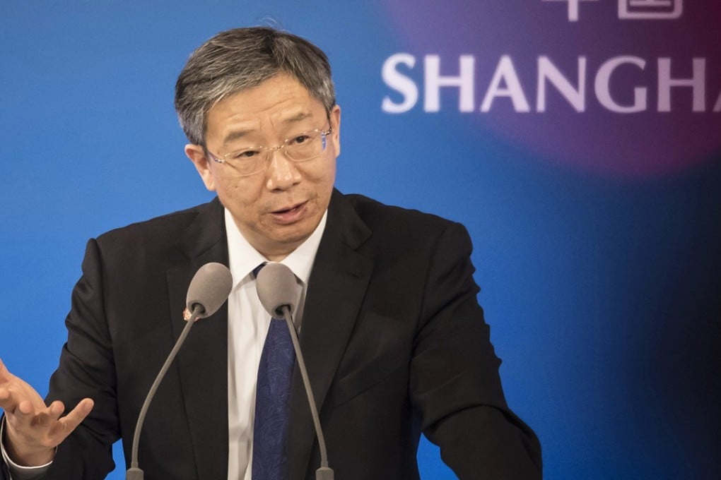 Yi Gang, governor of China’s central bank, said plans for opening up the country’s financial markets would be implemented as promised. Photo: Bloomberg