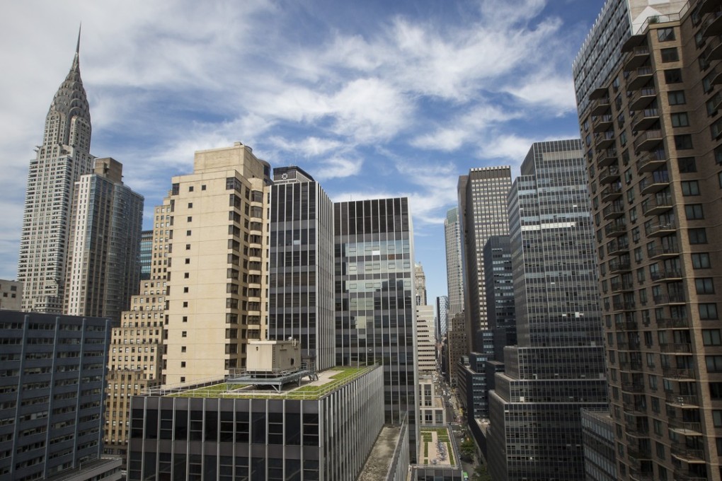 The Chrysler Building (left) and other properties in New York. Photo: Bloomberg