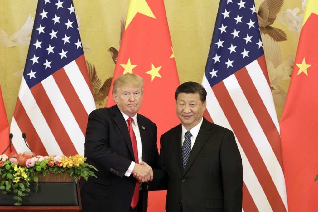 President Donald Trump and Xi Jinping, China's president, in Beijing last year. Photo: Bloomberg.