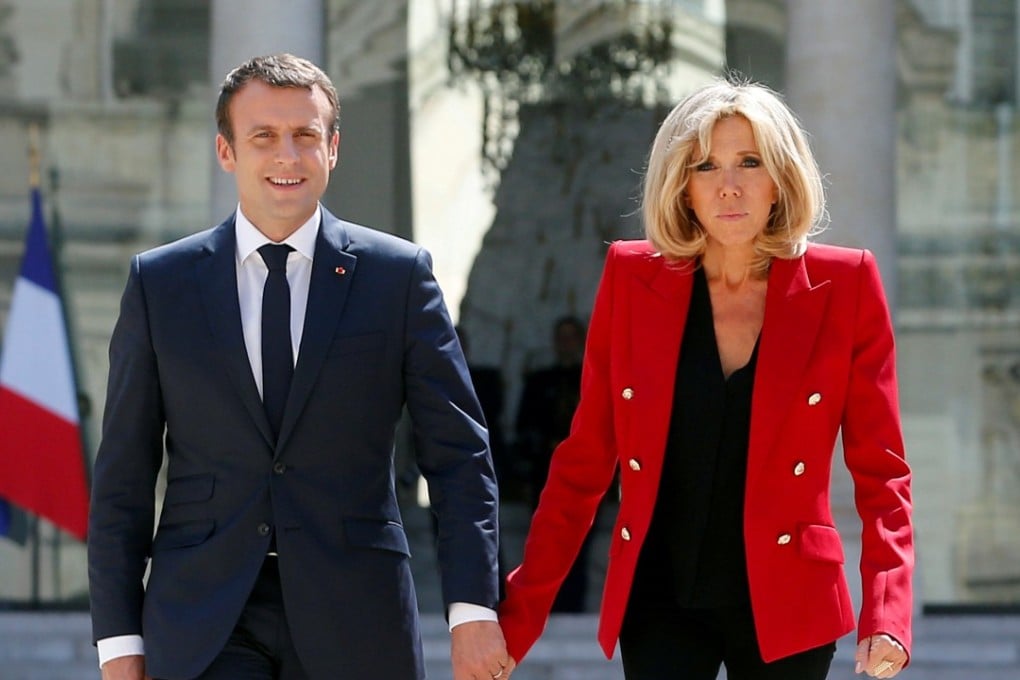 French President Emmanuel Macron married his wife Brigitte, who is 24 years his senior, in 2007. They have been a couple since Macron was 18. Photo: Reuters