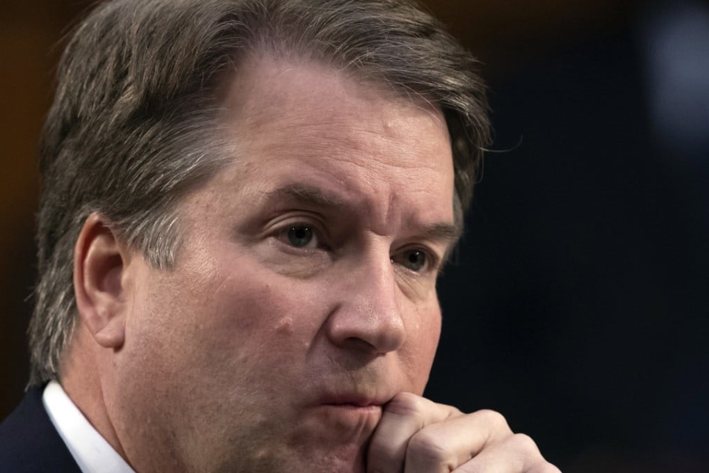 US President Donald Trump's Supreme Court nominee Brett Kavanaugh. Christine Blasey Ford, the woman accusing Kavanaugh of sexual misconduct when they were teenagers, has come forward in an interview with The Washington Post. Photo: AP