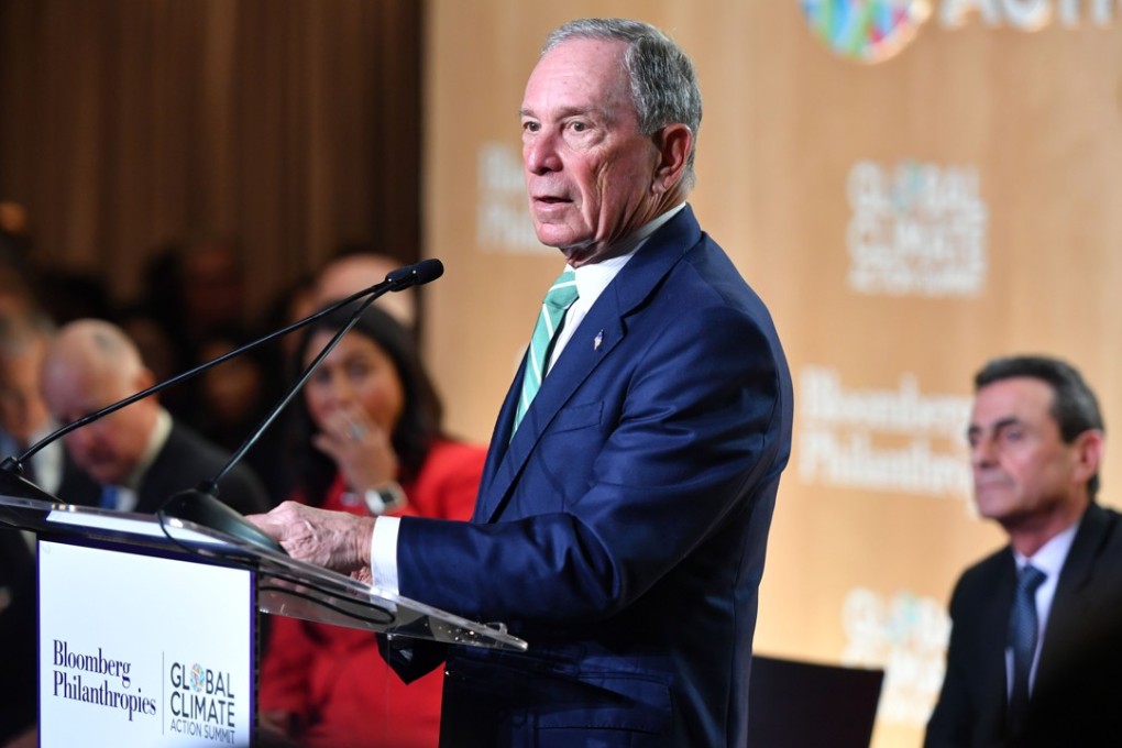 Michael Bloomberg (shown on September 12) says his global forum is intended to help ‘alleviate international trade tensions’. Photo: AFP
