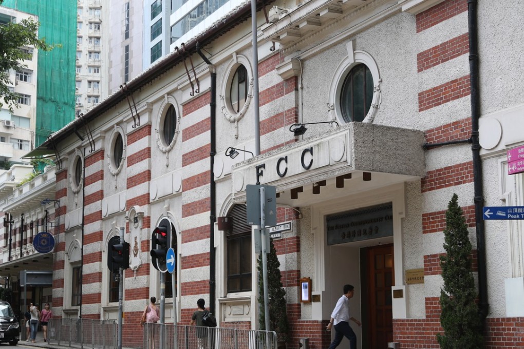 The 75-year-old Foreign Correspondents’ Club of Hong Kong has been at its present site on Lower Albert Road in Central since 1982. Its current lease lasts until 2023. Photo: K.Y. Cheng
