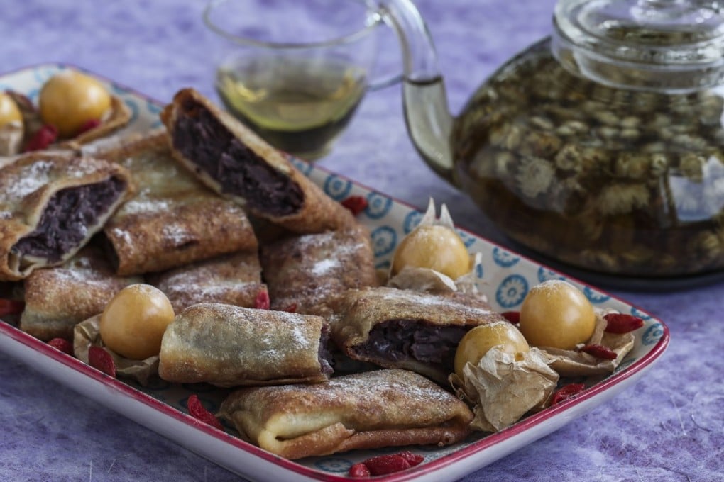 Susan Jung’s red bean pancakes, a Shanghainese sweet treat.Photography: Jonathan Wong. Styling: Nellie Ming Lee