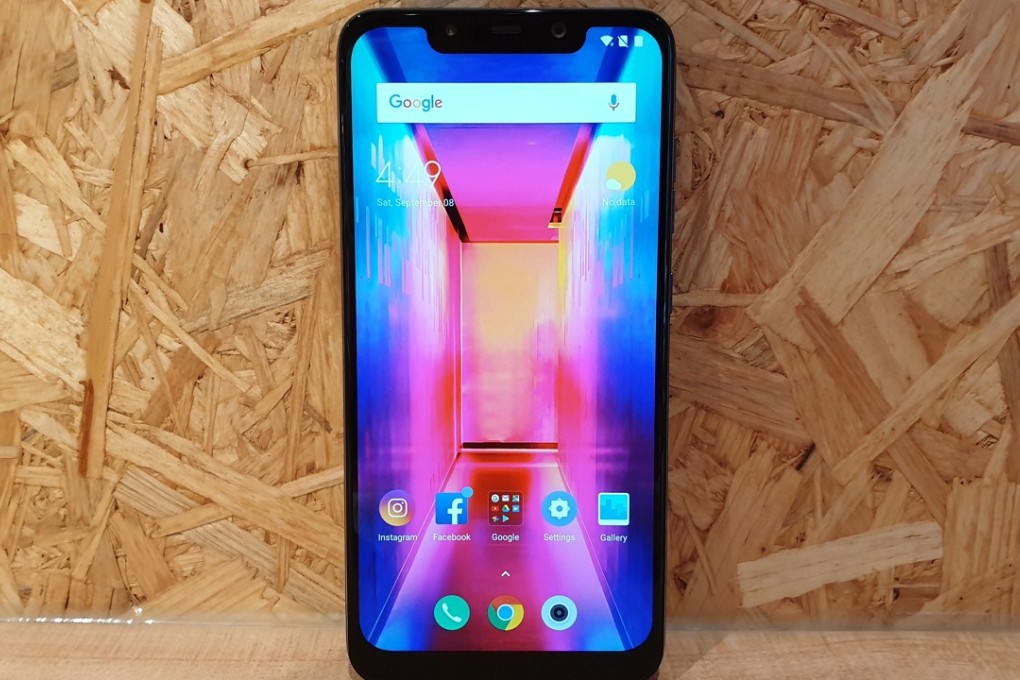 The Poco F1 has a 5.99-inch LCD display, and has all the hardware specs of the much more expensive Samsung Galaxy Note 9. Photo: Ben Sin