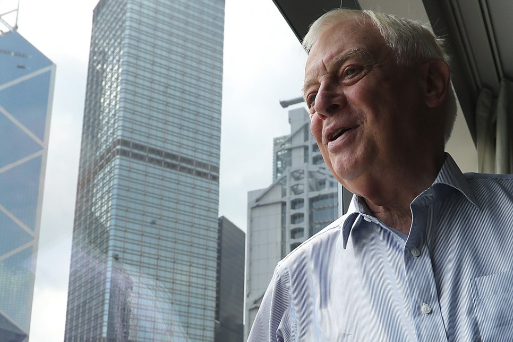 Former Hong Kong governor Chris Patten is shouting in an echo chamber, Alex Lo writes. Photo: Edward Wong