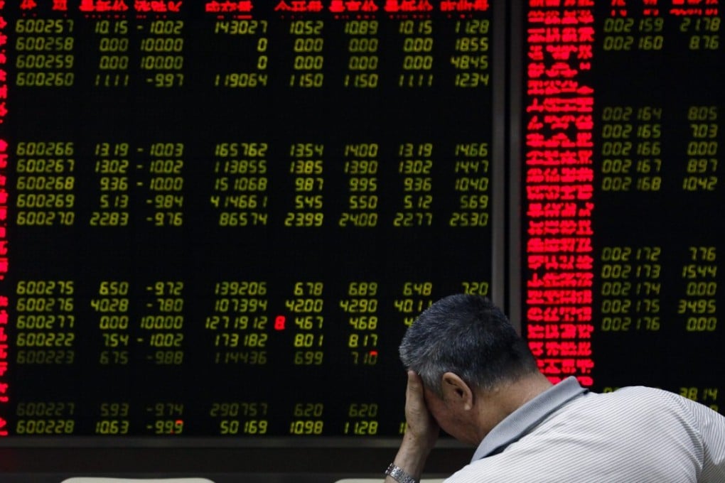 Since 2007, the Shanghai market has dropped 48 per cent in yuan and 45 per cent in US dollars. Photo: EPA