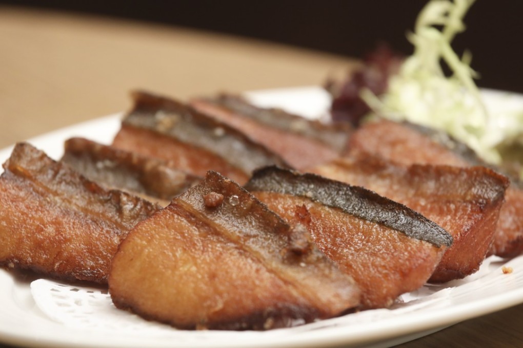The deep-fried smoked pomfret fillet at Fooklore in Wan Chai. Photo: Dickson Lee