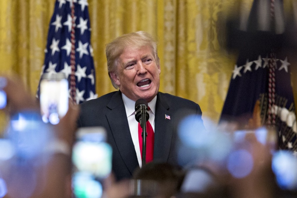 US President Donald Trump has threatened to move to “phase three” if China retaliates. Photo: Bloomberg