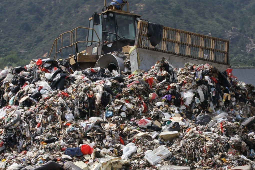The West New Territories Landfill at Nim Wan in Tuen Mun. Photo: Edward Wong