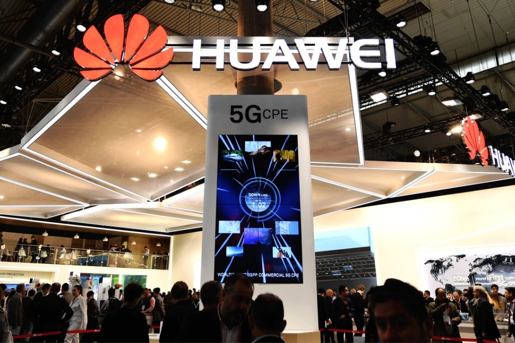 Huawei promotes its 5G technology at the 2018 Mobile World Congress in Barcelona in February this year. Photo: Xinhua