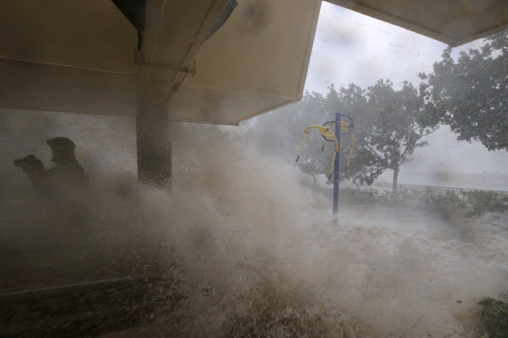 A sign of “global weirding”? Heng Fa Chuen, in Hong Kong, was battered by Typhoon Mangkhut, on September 15. Picture: Sam Tsang