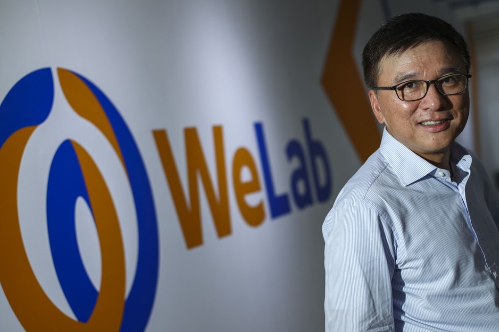 Chan Ka-keung, Hong Kong’s former Secretary for Financial Services and the Treasury, says he is ‘confident about the future’ of WeLab. Photo: Nora Tam
