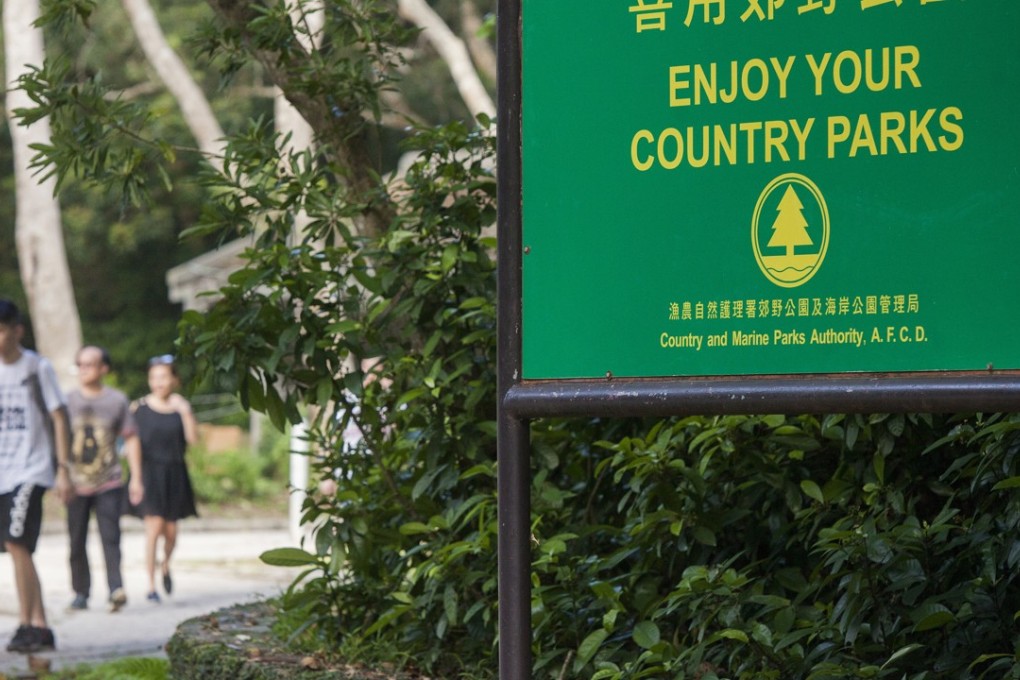 The Agriculture, Fisheries and Conservation Department has told hikers to stay away from the Country Parks until the typhoon damage can be fixed. Photo: Alex Hofford