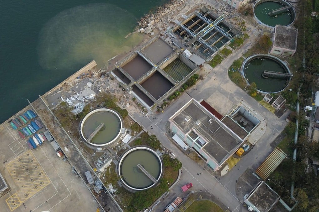 Sewage has been leaking into the sea from the treatment facility Sai Kung. Photo: Facebook