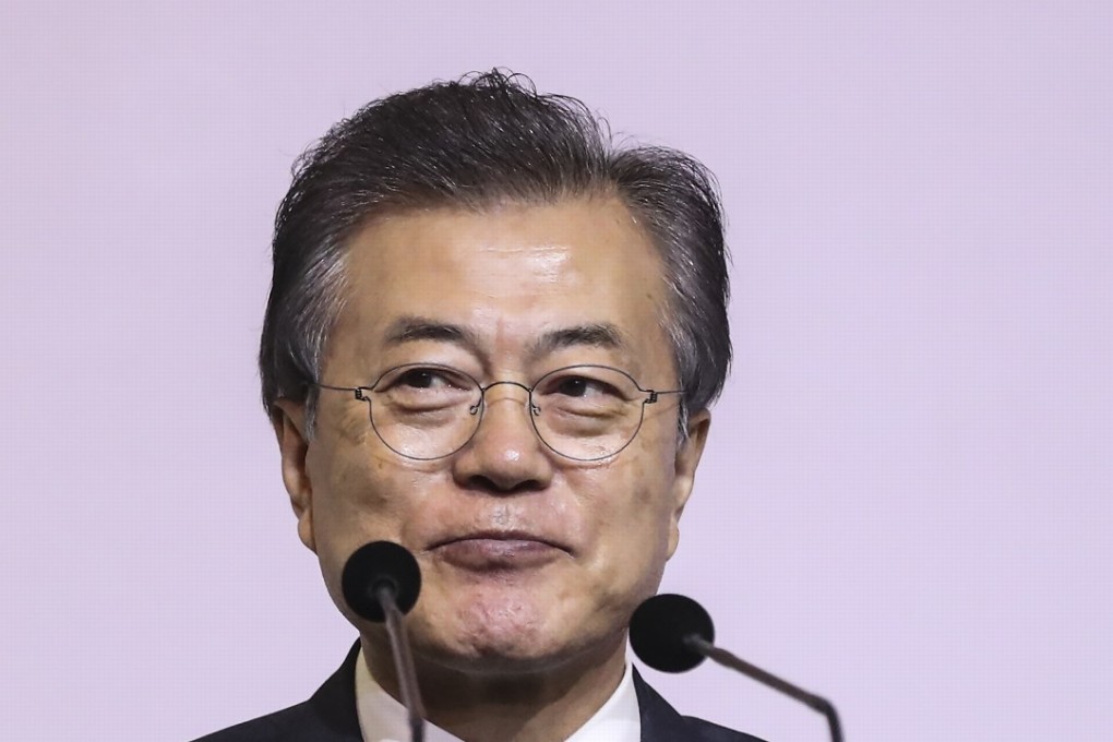 South Korean President Moon Jae-in’s diplomatic manoeuvring is under the spotlight. Photo: AP