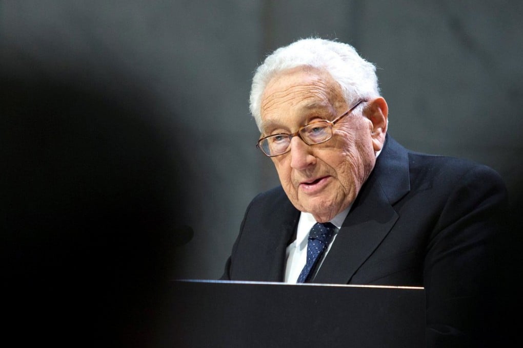 Henry Kissinger’s namesake institute denied a report saying the former US state secretary urged US President Donald Trump to work with Russia to constrain China. Photo: Reuters