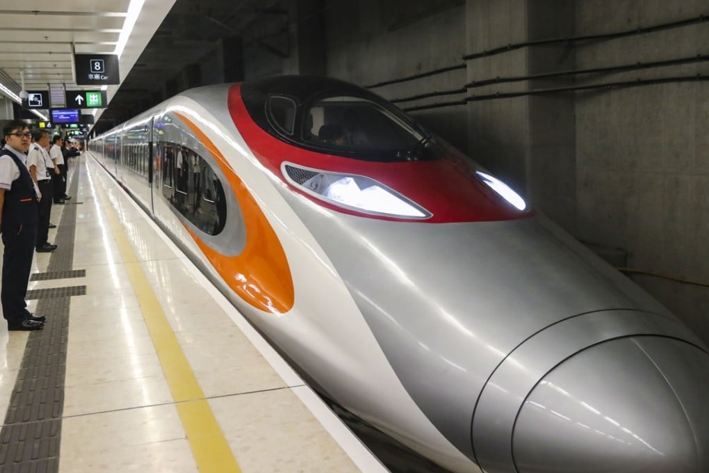 The high-speed rail service will slash train journey times to the mainland. Photo: Edward Wong