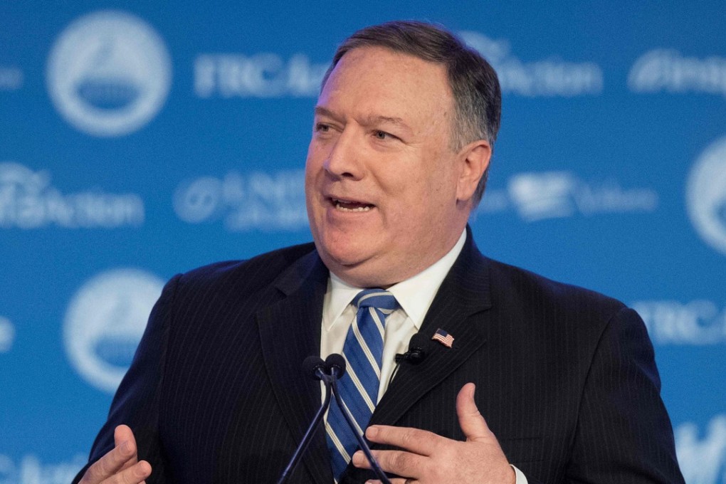 Secretary of State Mike Pompeo vowed on Sunday that the US would emerge victorious in an intensifying trade war with China. Photo: AFP