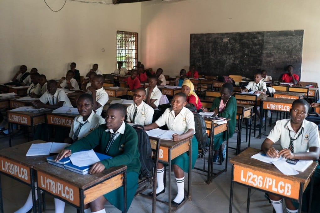 A class at Luyanzi College in Kampala, in Uganda. Pictures: Hannah Reyes Morales