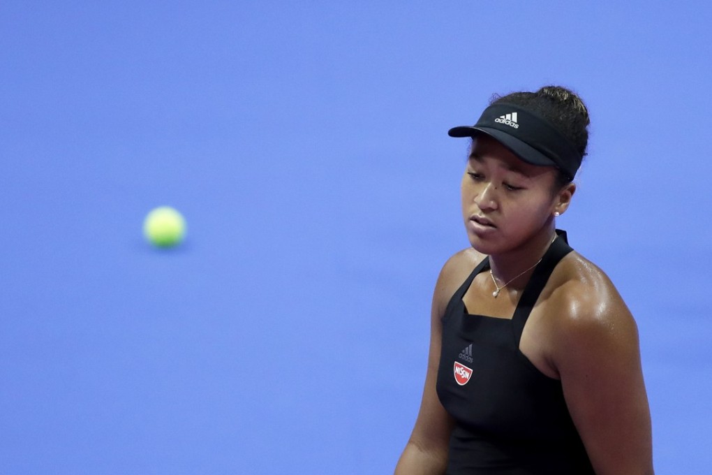 Naomi Osaka was beaten again in the final of the Pan Pacific Open. Photo: EPA