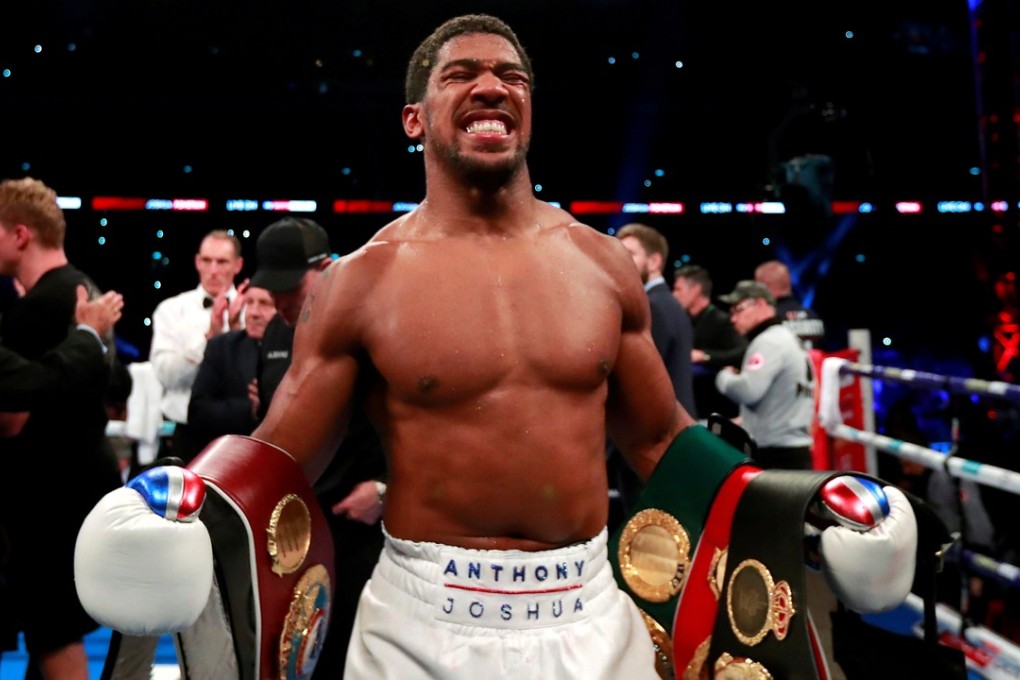Anthony Joshua beat Alexander Povetkin to retain his WBA, IBF, WBO and IBO World heavyweight titles. Photo: Reuters