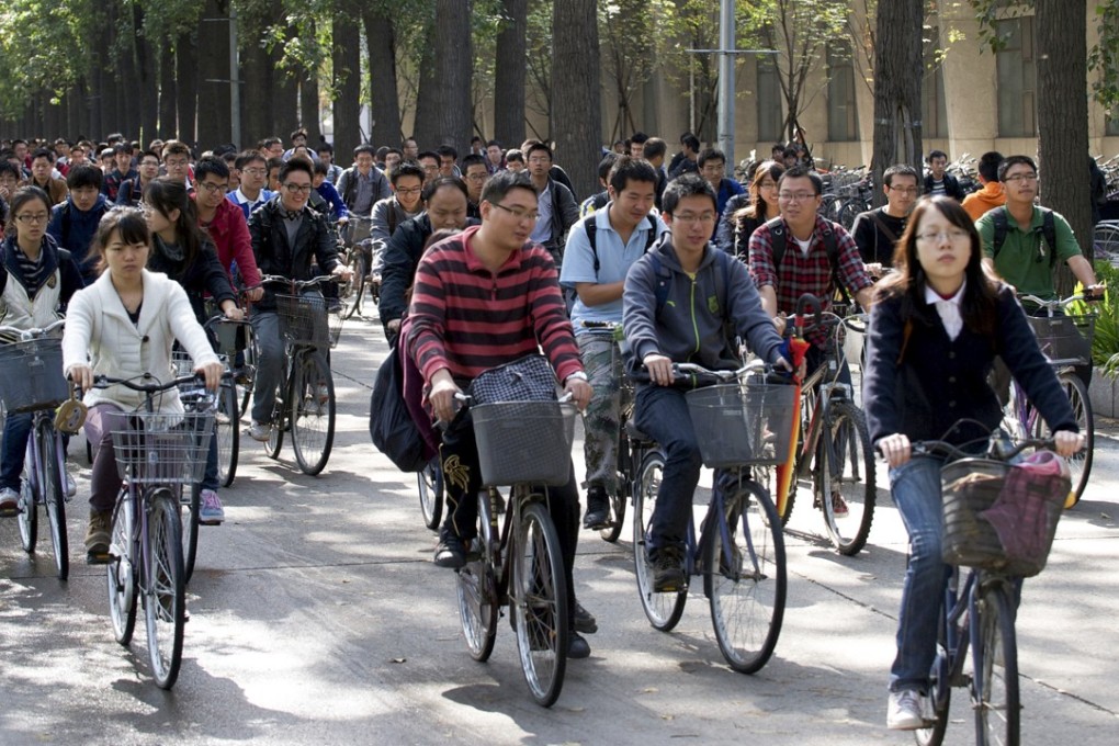 A Chinese student was expelled for making “unpatriotic” comments online. Photo: Alamy