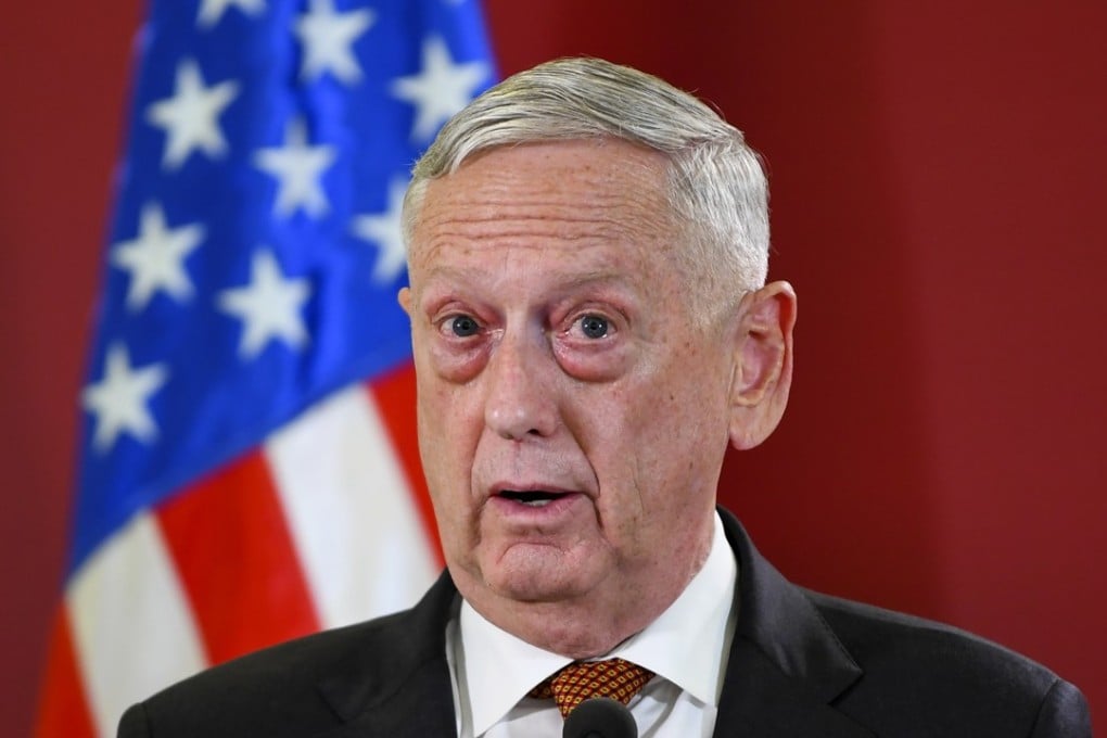 James Mattis said he is working on how to maintain a relationship with China. Photo: EPA